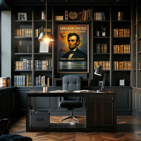 Abraham Lincoln Legacy of Leadership Poster PosterGoat