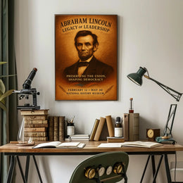 Abraham Lincoln Legacy of Leadership Poster PosterGoat