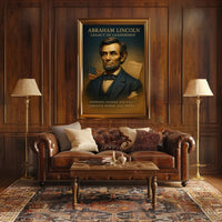 Abraham Lincoln Legacy of Leadership Poster PosterGoat