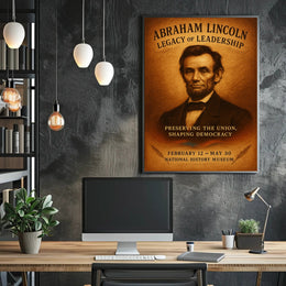 Abraham Lincoln Legacy of Leadership Poster PosterGoat