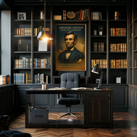 Abraham Lincoln Legacy of Leadership Poster PosterGoat