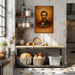Abraham Lincoln Legacy of Leadership Poster PosterGoat