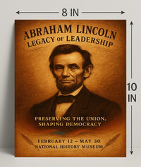 Abraham Lincoln Legacy of Leadership Poster PosterGoat