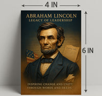 Abraham Lincoln Legacy of Leadership Poster PosterGoat