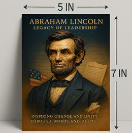 Abraham Lincoln Legacy of Leadership Poster PosterGoat