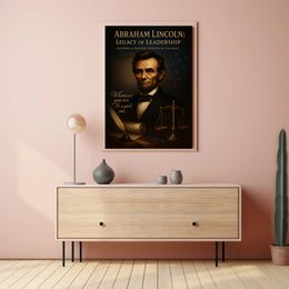 Abraham Lincoln Legacy of Leadership Poster PosterGoat