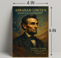 Abraham Lincoln Legacy of Leadership Poster PosterGoat