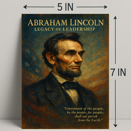 Abraham Lincoln Legacy of Leadership Poster PosterGoat