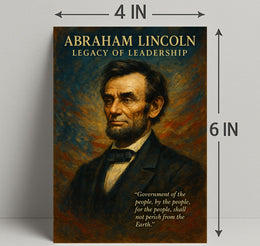 Abraham Lincoln Legacy of Leadership Poster PosterGoat