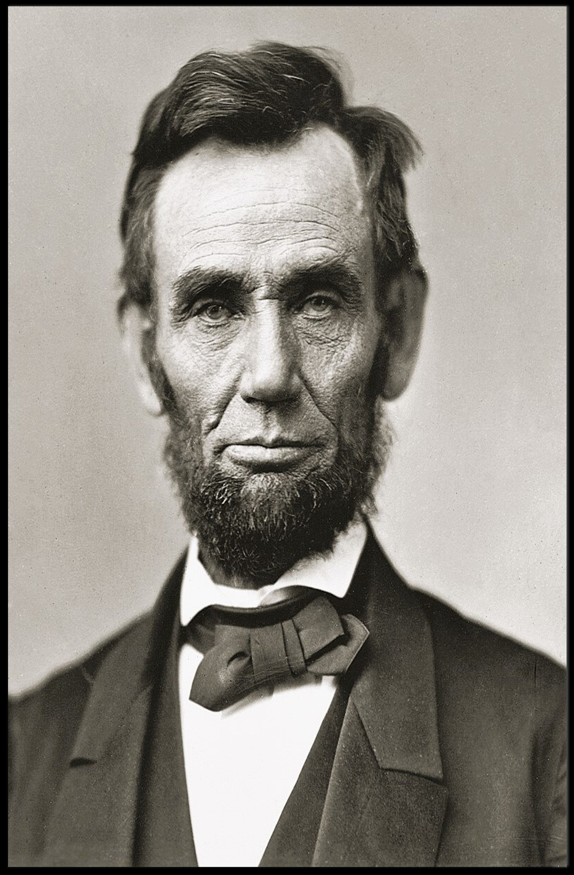 Abraham Lincoln Seated at Writing Desk Poster Decor PosterGoat