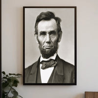Abraham Lincoln Seated at Writing Desk Poster Decor PosterGoat