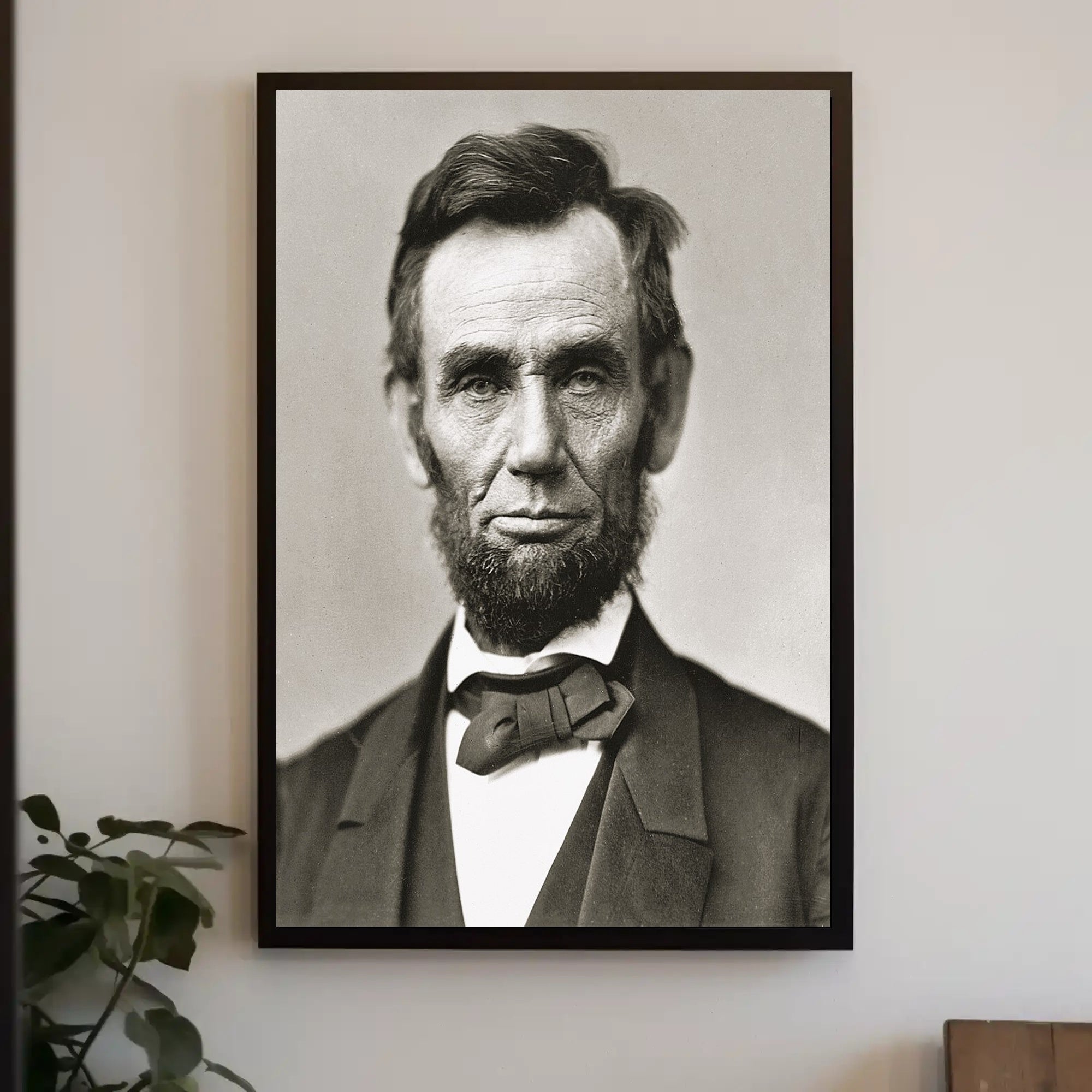 Abraham Lincoln Seated at Writing Desk Poster Decor PosterGoat