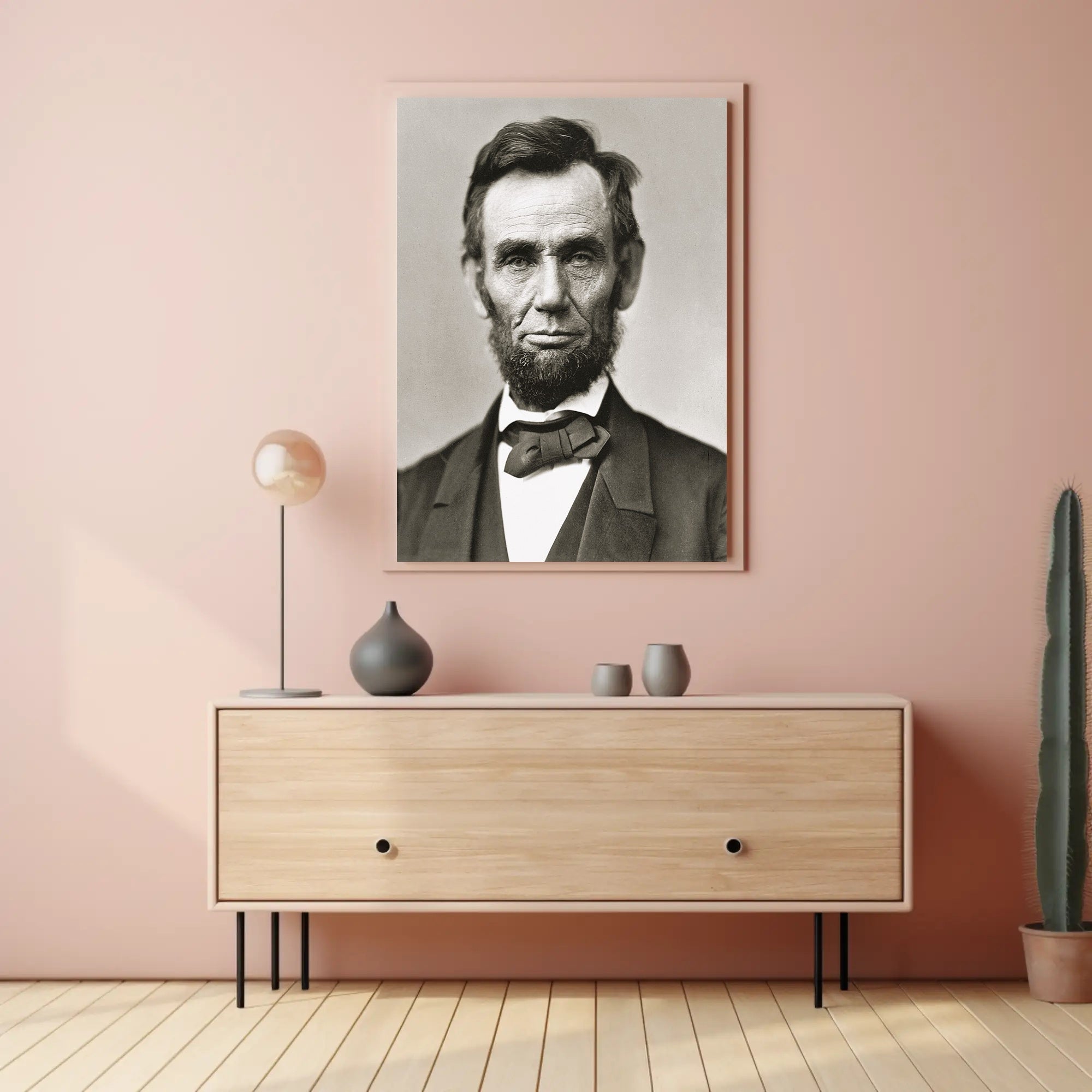 Abraham Lincoln Seated at Writing Desk Poster Decor PosterGoat