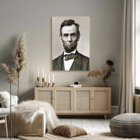 Abraham Lincoln Seated at Writing Desk Poster Decor PosterGoat