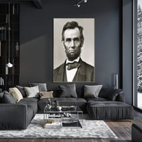 Abraham Lincoln Seated at Writing Desk Poster Decor PosterGoat