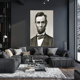 Abraham Lincoln Seated at Writing Desk Poster Decor PosterGoat