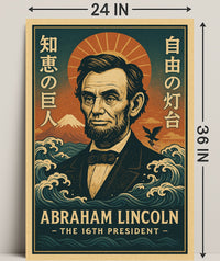 Abraham Lincoln The 16th President Poster PosterGoat