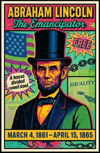 Abraham Lincoln The Emancipator Poster PosterGoat