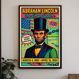 Abraham Lincoln The Emancipator Poster PosterGoat