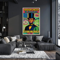 Abraham Lincoln The Emancipator Poster PosterGoat