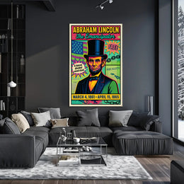 Abraham Lincoln The Emancipator Poster PosterGoat