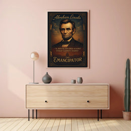 Abraham Lincoln The Emancipator Poster PosterGoat