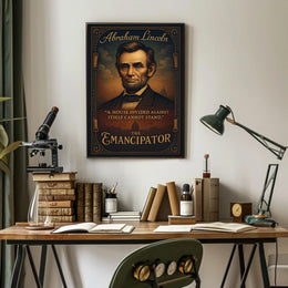 Abraham Lincoln The Emancipator Poster PosterGoat