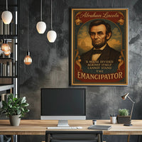 Abraham Lincoln The Emancipator Poster PosterGoat