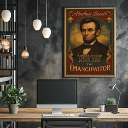 Abraham Lincoln The Emancipator Poster PosterGoat