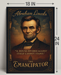 Abraham Lincoln The Emancipator Poster PosterGoat
