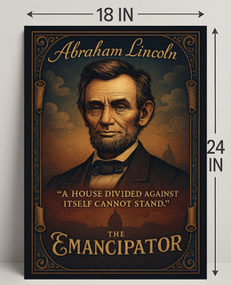 Abraham Lincoln The Emancipator Poster PosterGoat