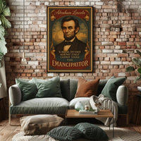 Abraham Lincoln The Emancipator Poster PosterGoat