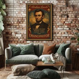 Abraham Lincoln The Emancipator Poster PosterGoat