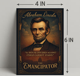Abraham Lincoln The Emancipator Poster PosterGoat