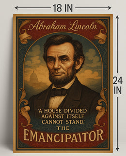 Abraham Lincoln The Emancipator Poster PosterGoat