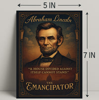 Abraham Lincoln The Emancipator Poster PosterGoat