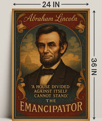 Abraham Lincoln The Emancipator Poster PosterGoat