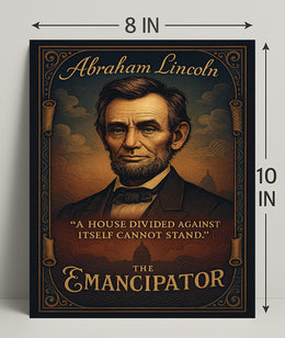 Abraham Lincoln The Emancipator Poster PosterGoat