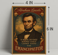 Abraham Lincoln The Emancipator Poster PosterGoat