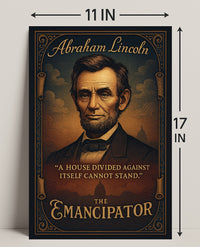 Abraham Lincoln The Emancipator Poster PosterGoat