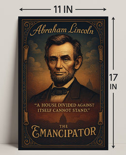 Abraham Lincoln The Emancipator Poster PosterGoat