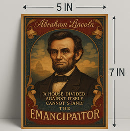 Abraham Lincoln The Emancipator Poster PosterGoat