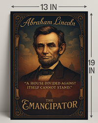Abraham Lincoln The Emancipator Poster PosterGoat