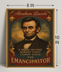 Abraham Lincoln The Emancipator Poster PosterGoat