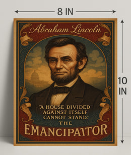 Abraham Lincoln The Emancipator Poster PosterGoat