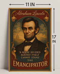 Abraham Lincoln The Emancipator Poster PosterGoat