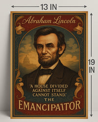 Abraham Lincoln The Emancipator Poster PosterGoat