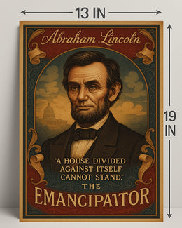 Abraham Lincoln The Emancipator Poster PosterGoat
