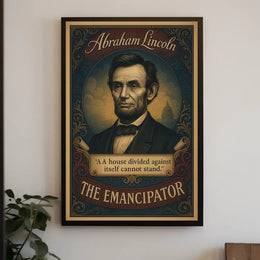 Abraham Lincoln The Emancipator Poster PosterGoat