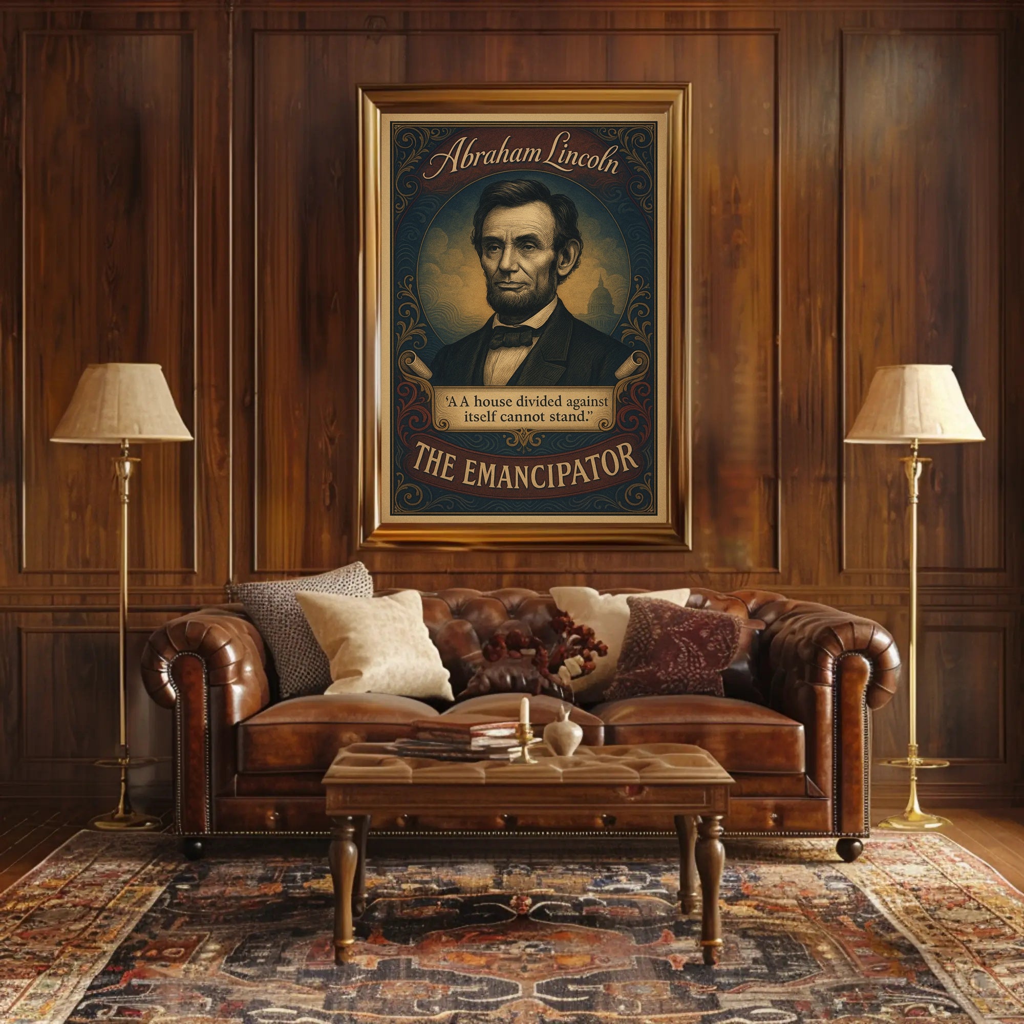 Abraham Lincoln The Emancipator Poster PosterGoat